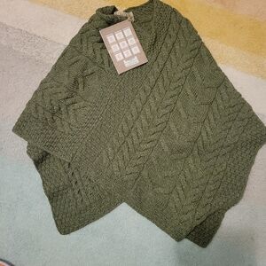 Wool poncho